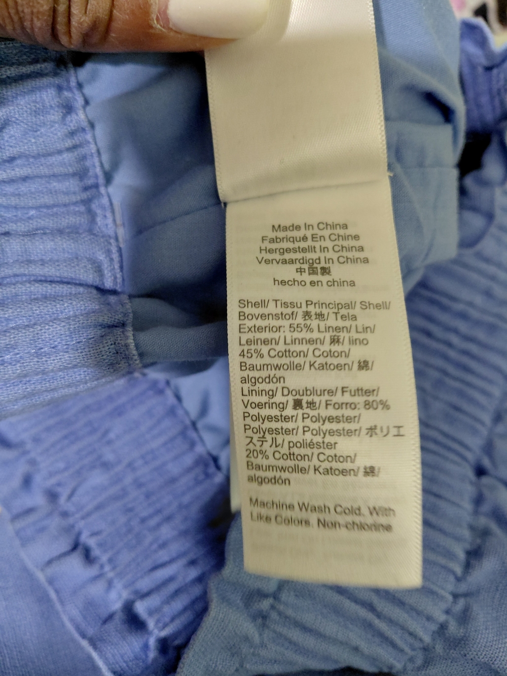 J. Crew Factory Periwinkle Scalloped-Hem Mini Skirt - Picture 5 of 5